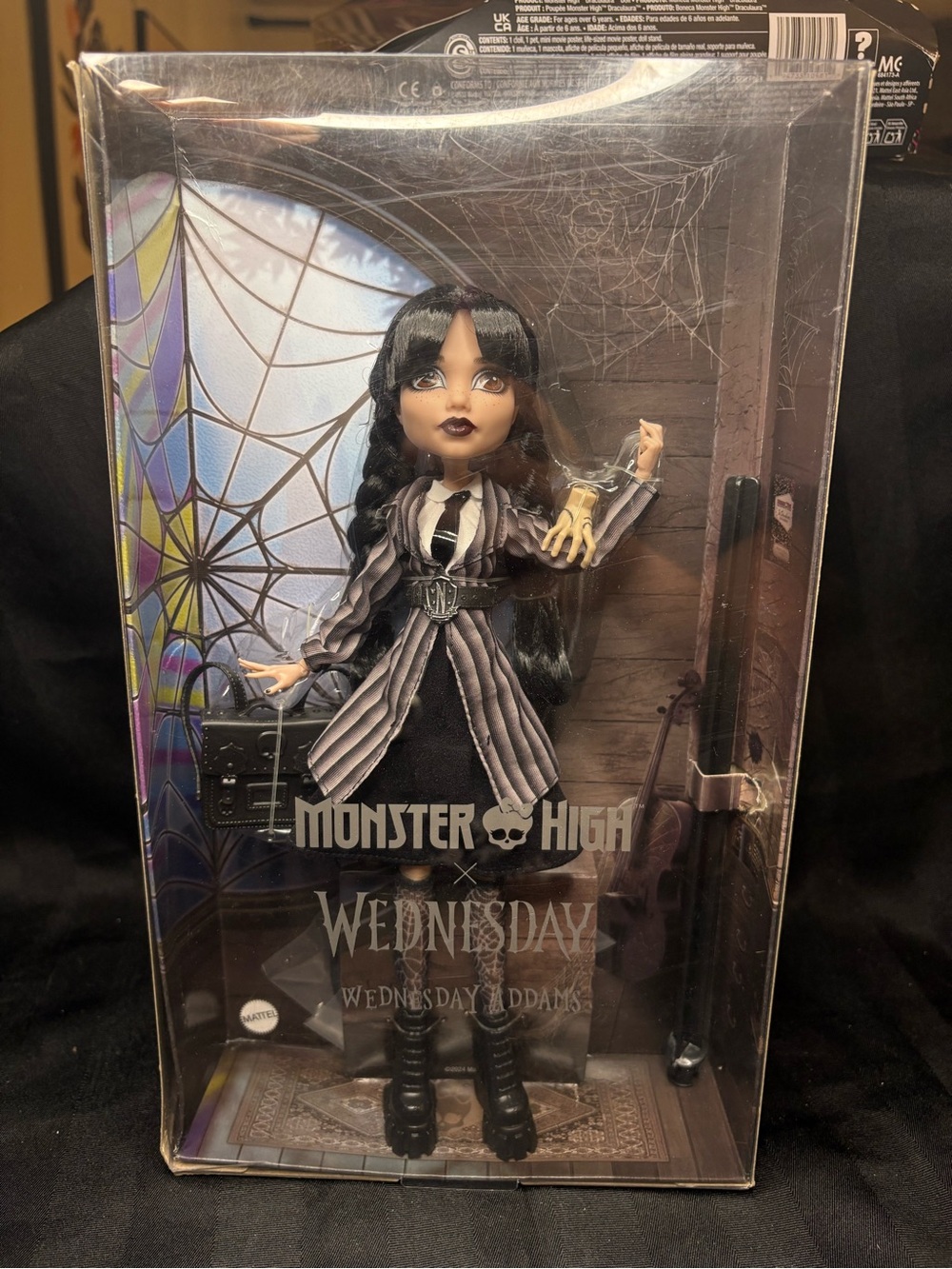 Monster High Wednesday Adams Collectible Doll in Nevermore Academy Uniform